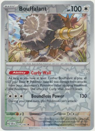 Stellar Crown - 119/142 - Bouffalant (Reverse Holo)