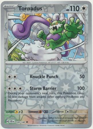 Stellar Crown - 120/142 - Tornadus (Reverse Holo)