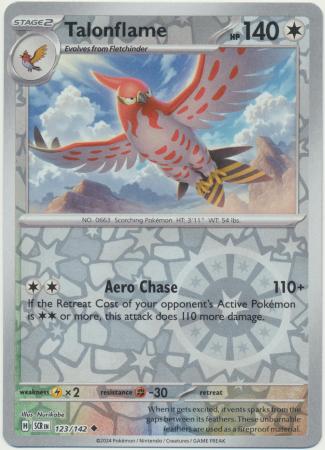 Stellar Crown - 123/142 - Talonflame (Reverse Holo)