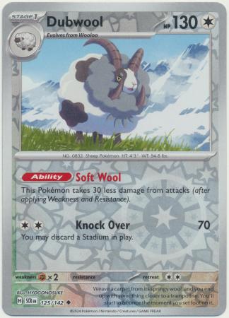 Stellar Crown - 125/142 - Dubwool (Reverse Holo)