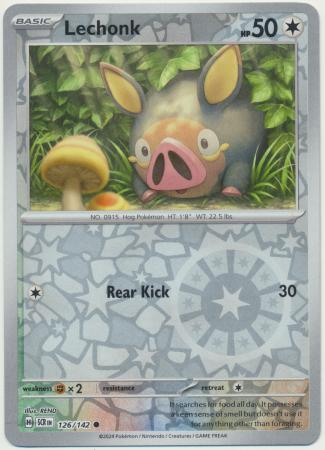 Stellar Crown - 126/142 - Lechonk (Reverse Holo)