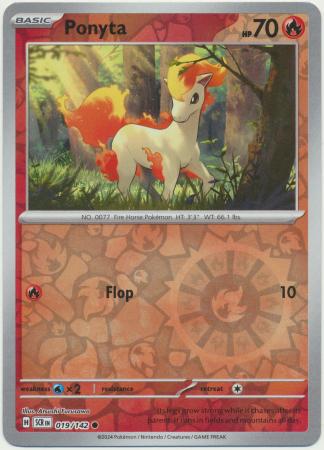 Stellar Crown - 019/142 - Ponyta (Reverse Holo)