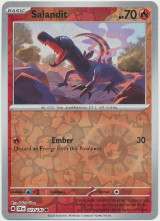 Stellar Crown - 023/142 - Salandit (Reverse Holo)