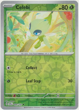 Stellar Crown - 004/142 - Celebi (Reverse Holo)