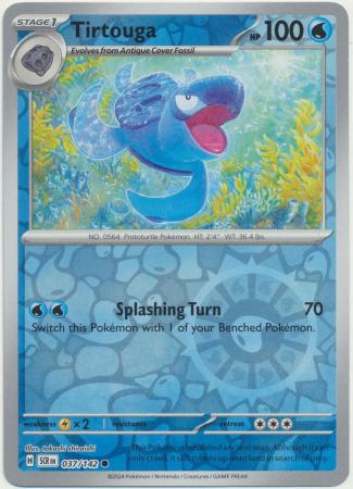 Stellar Crown - 037/142 - Tirtouga (Reverse Holo)