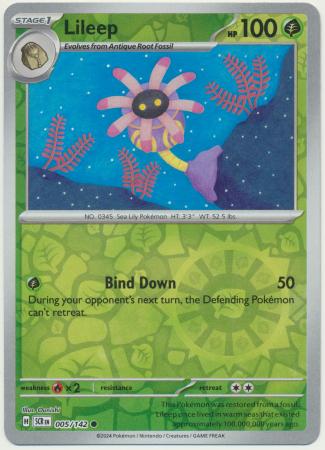 Stellar Crown - 005/142 - Lileep (Reverse Holo)