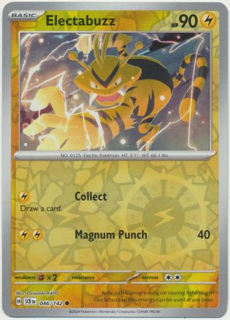 Stellar Crown - 046/142 - Electabuzz (Reverse Holo)