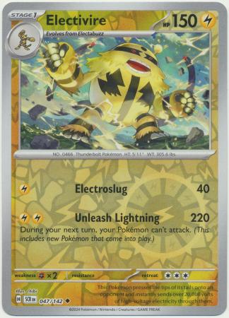 Stellar Crown - 047/142 - Electivire (Reverse Holo)