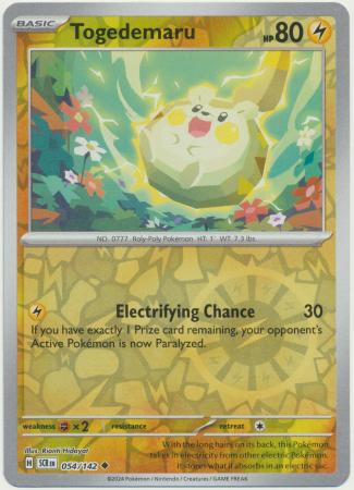 Stellar Crown - 054/142 - Togedemaru (Reverse Holo)