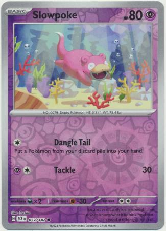 Stellar Crown - 057/142 - Slowpoke (Reverse Holo)