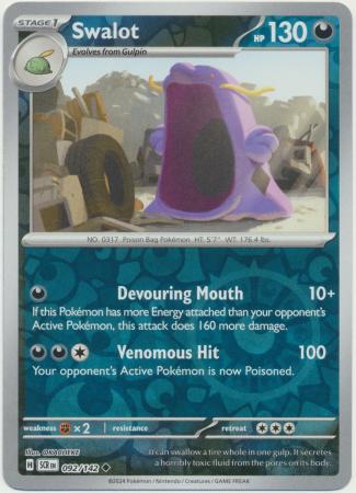 Stellar Crown - 092/142 - Swalot (Reverse Holo)