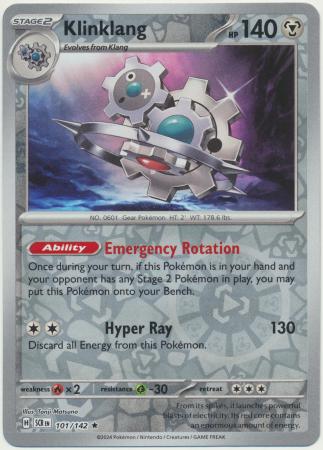 Stellar Crown - 101/142 - Klinklang (Reverse Holo)