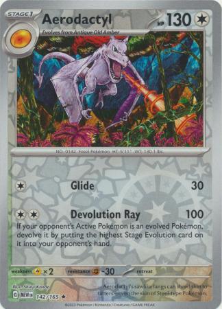 151 - 142/165 - Aerodactyl (Reverse Holo)