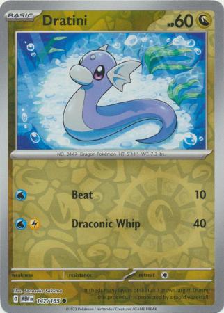151 - 147/165 - Dratini (Reverse Holo)