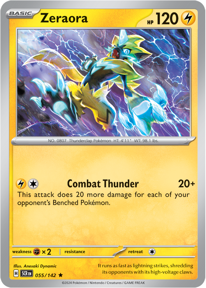 Stellar Crown - 055/142 - Zeraora (Holo)