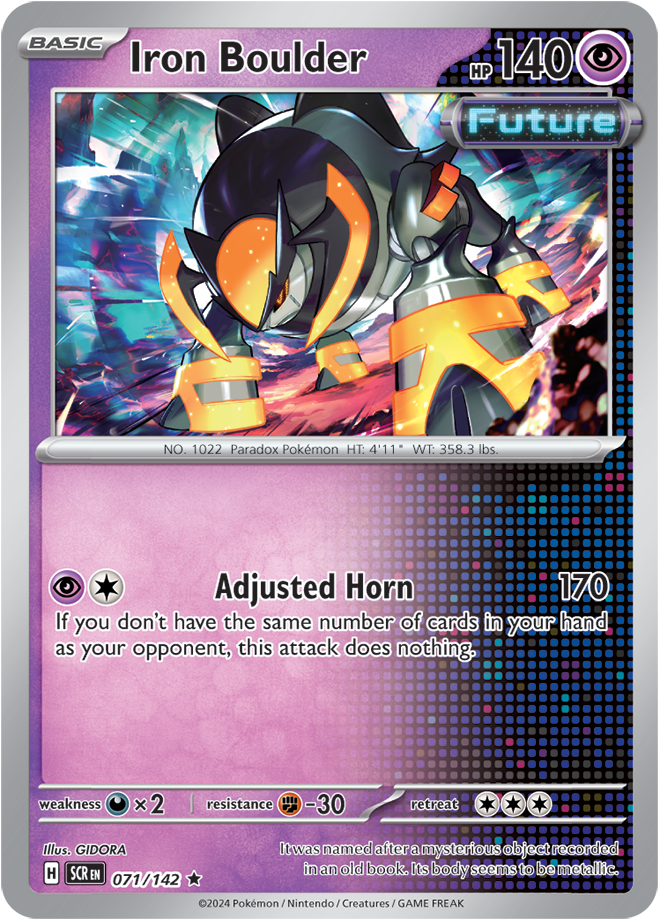 Stellar Crown - 071/142 - Iron Boulder (Holo) (Future)