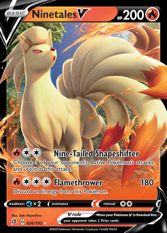 Rebel Clash - 026/192 - Ninetales V