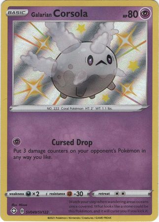 Karta Pokémon - Shining Fates - SV049/SV122 - Galarian Corsola
