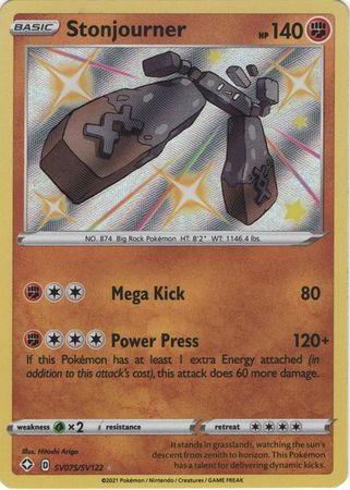 Karta Pokémon - Shining Fates - SV075/SV122 - Stonjourner