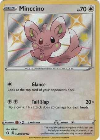 Karta Pokémon - Shining Fates - SV093/SV122 - Minccino