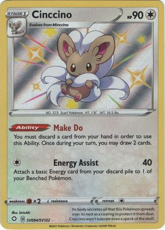 Karta Pokémon - Shining Fates - SV094/SV122 - Cinccino