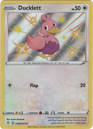 Karta Pokémon - Shining Fates - SV095/SV122 - Ducklett