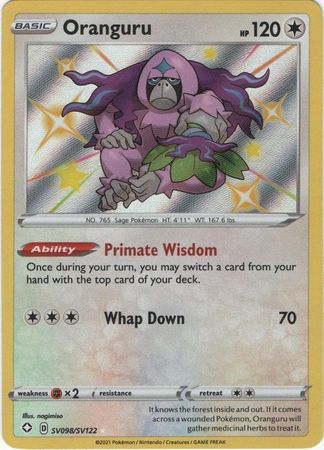 Karta Pokémon - Shining Fates - SV098/SV122 - Oranguru