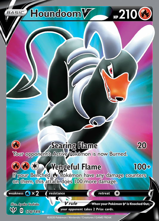 Darkness Ablaze - 178/189 - Houndoom V