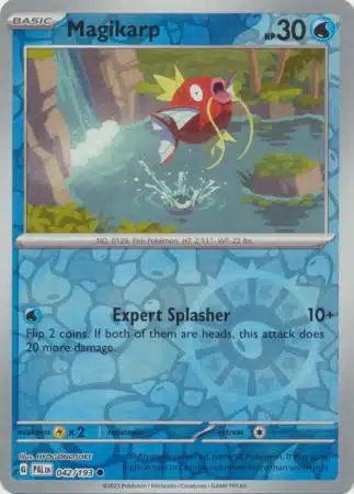 Paldea Evolved - (Reverse Holo) (37) Karta Pokémon - Paldea Evolved - 042/193 - Magikarp (Reverse Holo) - obrazek 1