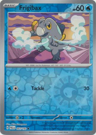 Karta Pokémon - Paldea Evolved - 057/193 - Frigibax (Reverse Holo)