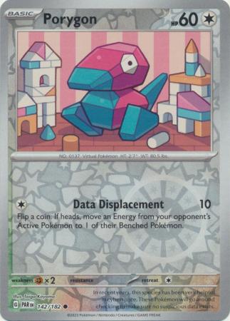 Karta Pokémon - Paradox Rift - 142/182 - Porygon (Reverse Holo)
