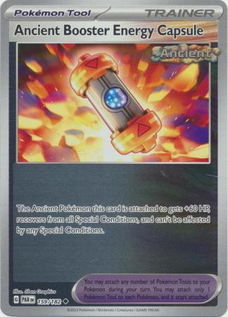 Karta Pokémon - Paradox Rift - 159/182 - Ancient Booster Energy Capsule (Reverse Holo)