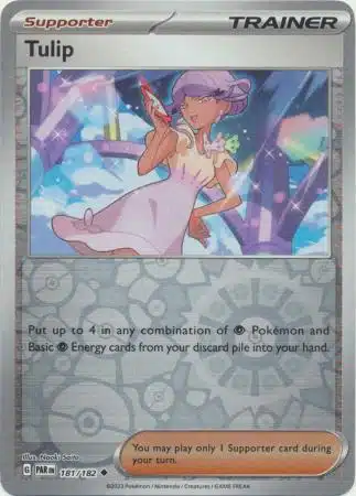 Karta Pokémon - Paradox Rift - 181/182 - Tulip (Reverse Holo)
