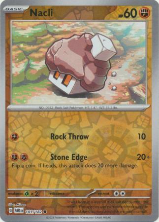 Karta Pokémon - Paradox Rift - 101/182 - Nacli (Reverse Holo)