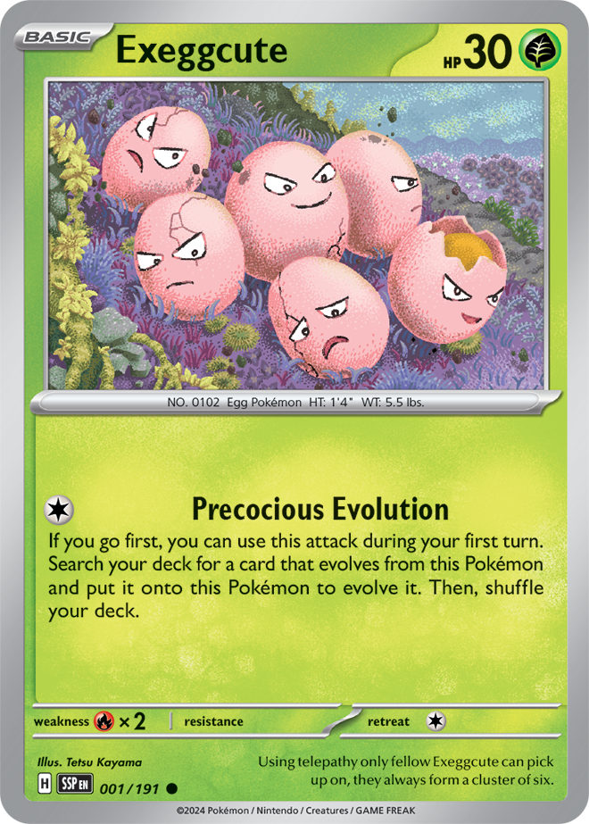 Surging Sparks - 001/191 - Exeggcute