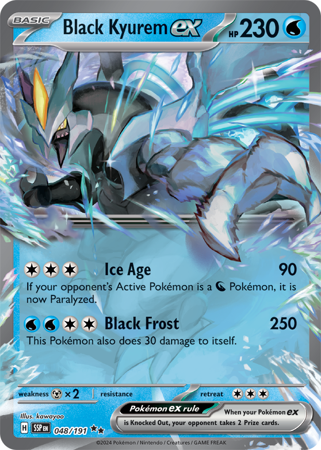 Surging Sparks - 048/191 - Black Kyurem ex