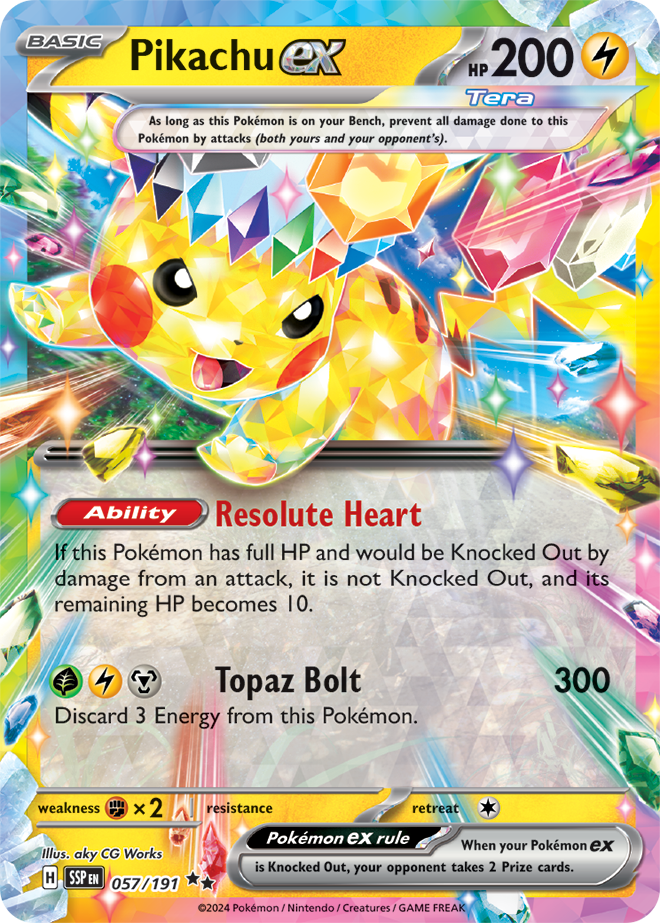 Surging Sparks - 057/191 - Pikachu ex
