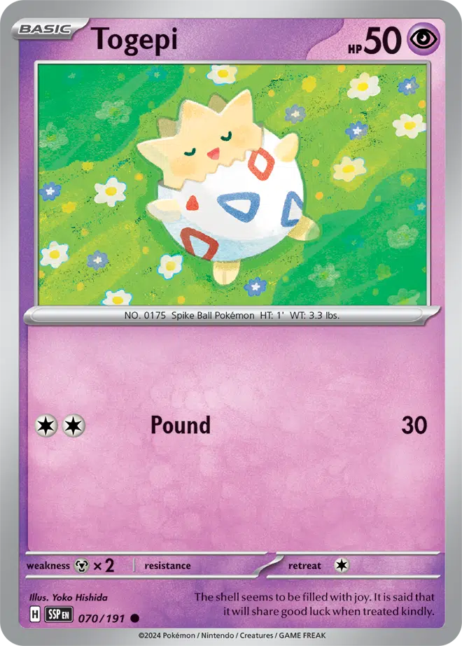 Surging Sparks - 070/191 - Togepi Surging Sparks - 070/191 - Togepi