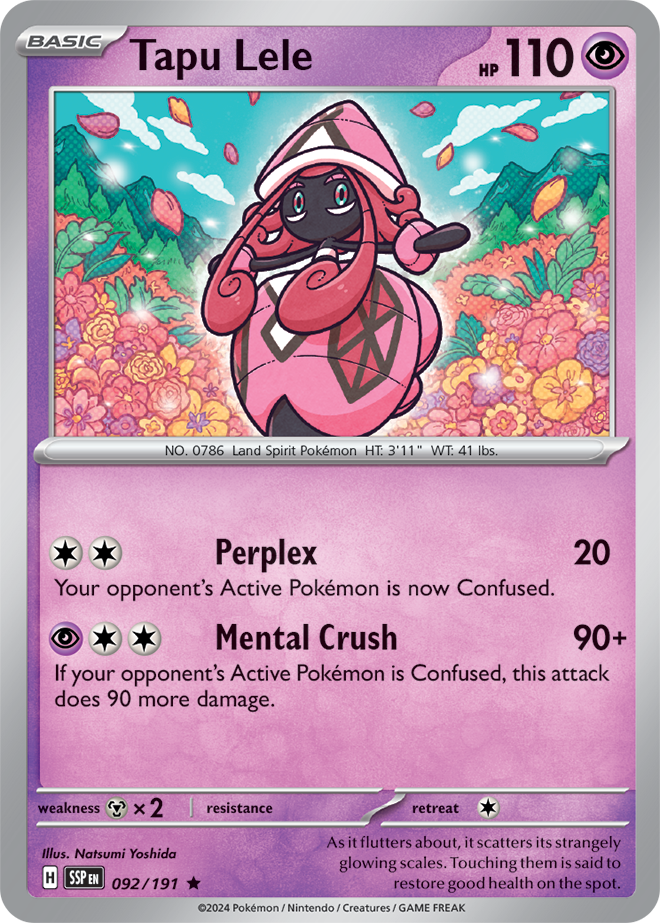 Surging Sparks - 092/191 - Tapu Lele (Holo)