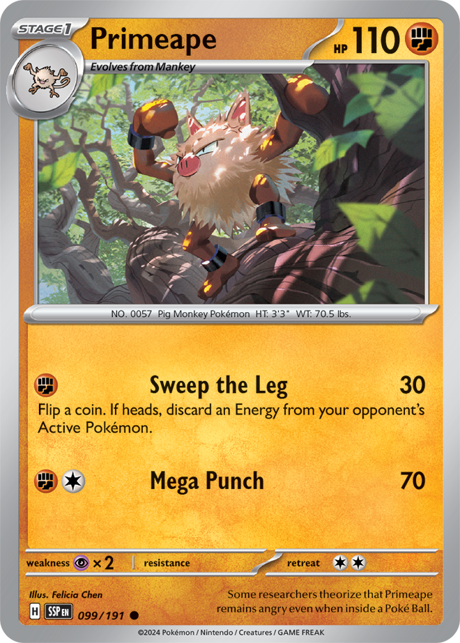 Surging Sparks - 099/191 - Primeape