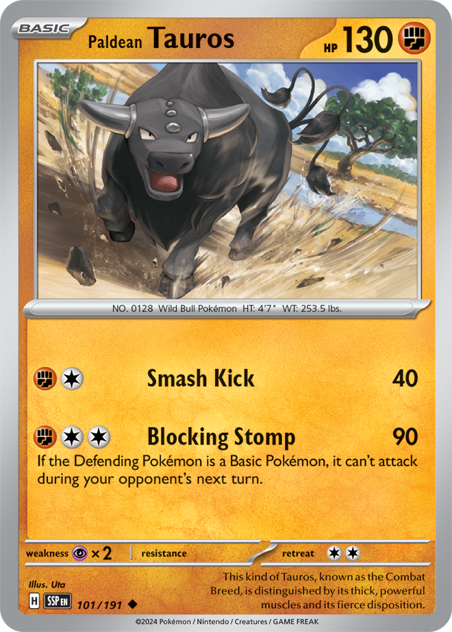 Surging Sparks - 101/191 - Paldean Tauros