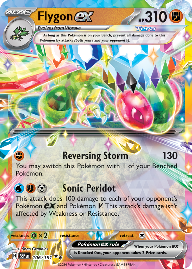 Surging Sparks - 106/191 - Flygon ex