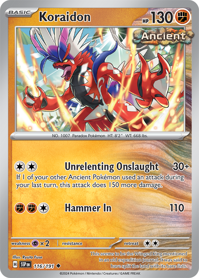 Surging Sparks - 116/191 - Koraidon