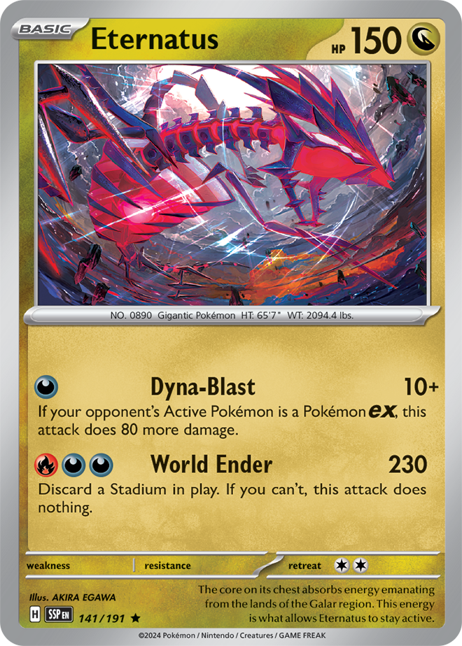 Surging Sparks - 141/191 - Eternatus (Holo)