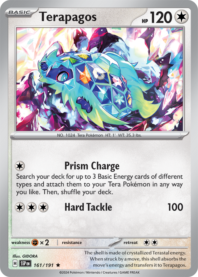 Surging Sparks - 161/191 - Terapagos (Holo)