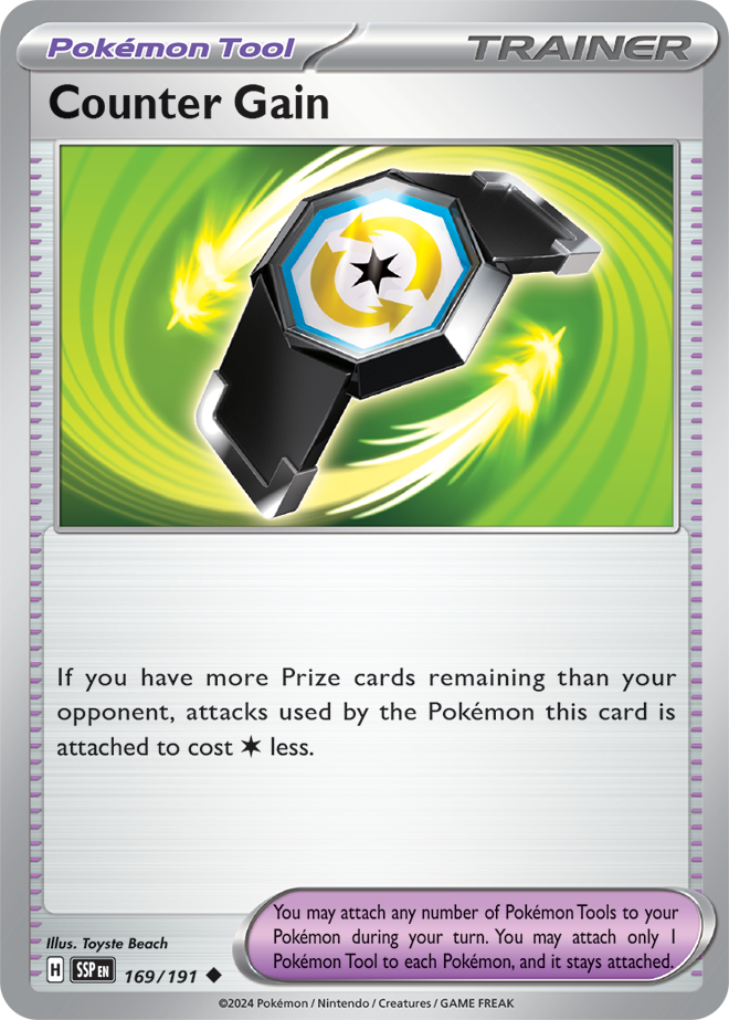 Trainer - Surging Sparks - 169/191 - Counter Gain