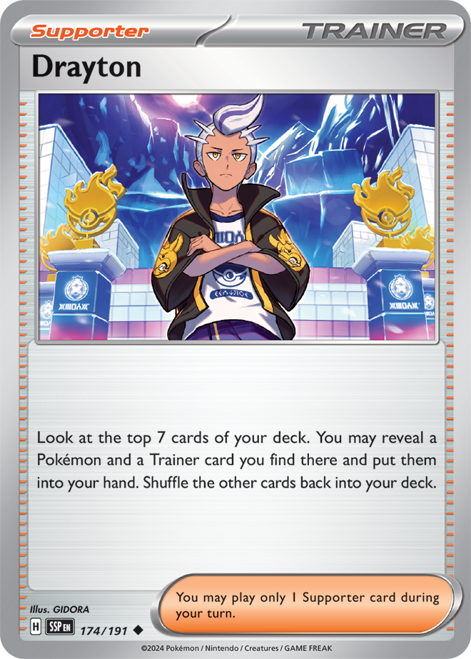 Trainer - Surging Sparks - 174/191 - Drayton