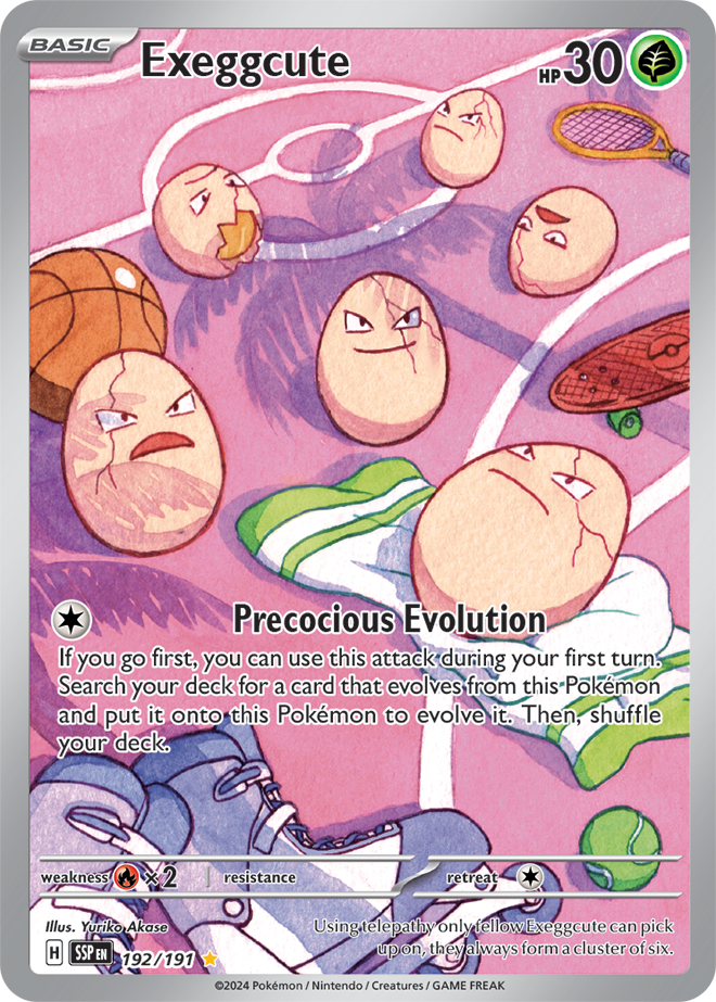 Surging Sparks - 192/191 - Exeggcute