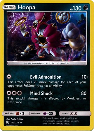 Karta Pokémon - Unified Minds - 140/236 - Hoopa (Holo)