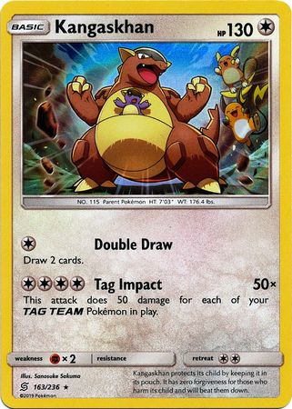 Karta Pokémon - Unified Minds - 163/236 - Kangaskhan (Holo)